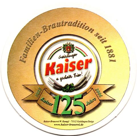 geislingen gp-bw kaiser 125 jahre 1-3a (rund205-kaiser 125 jahre)